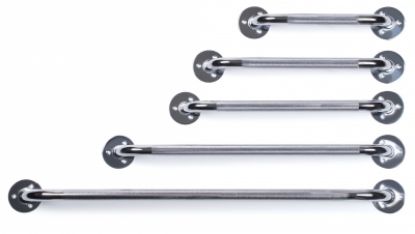 Picture of Lumex Grab Bars, chrome, knurled